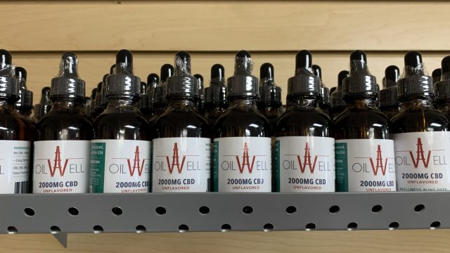 Larg bottle Oil Well CBD. Good value